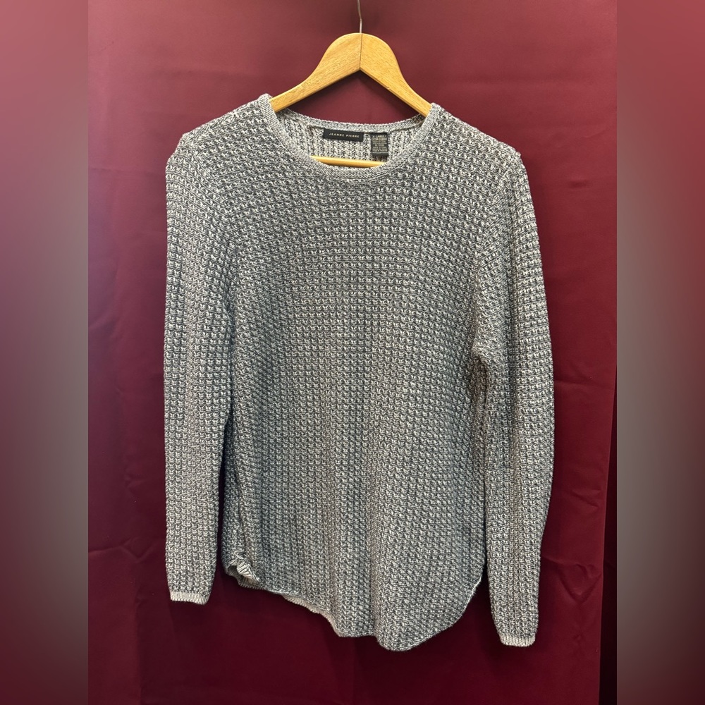 Gray Textured Sweater - Size XL (fits like Medium)